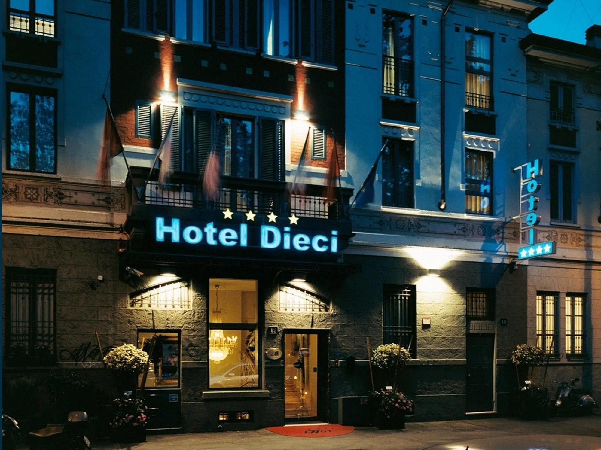 Boutique Hotel Dieci Milán Exterior foto